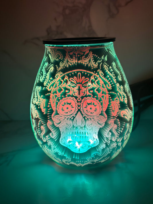 Paisley Skull - Electric Wax Melt Warmer