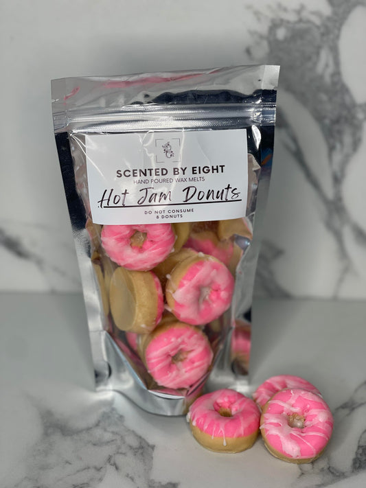 High Quality Premium Soy Hot Jam Donuts  Novelty Wax Melts