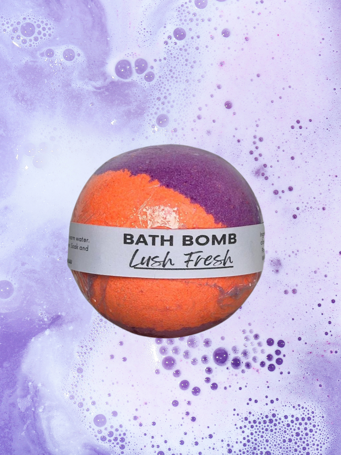 Lush Fresh scented bath bomb round shape fizzy and moisturizing smells exactly like it does walking into the lush store