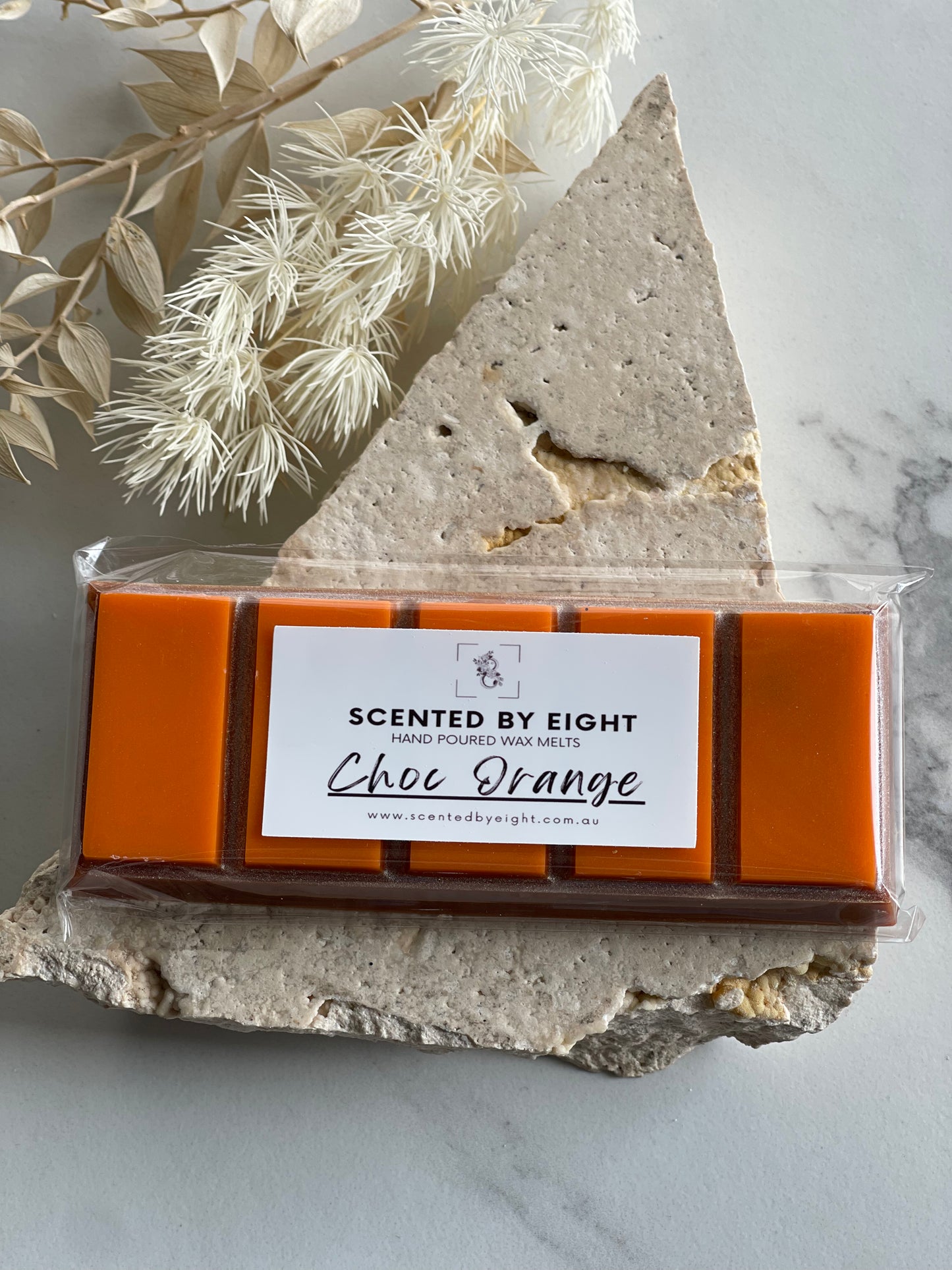 High Quality Premium Soy Choc Orange Jaffa Wax Melt Snap Bar